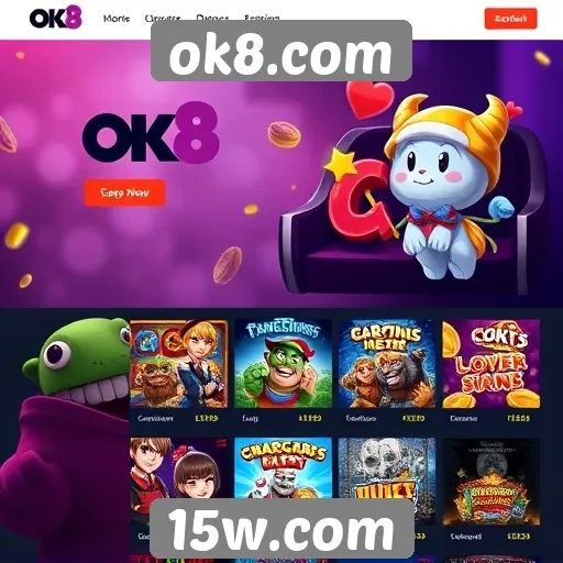 novidades no design do site ok8.com